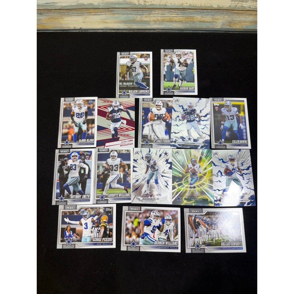 Topps Panini Dallas Cowboys Card Lot 13ct  Excellent CeeDee Lamb Dak Prescott
